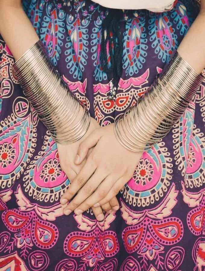 Silver steel Bangles