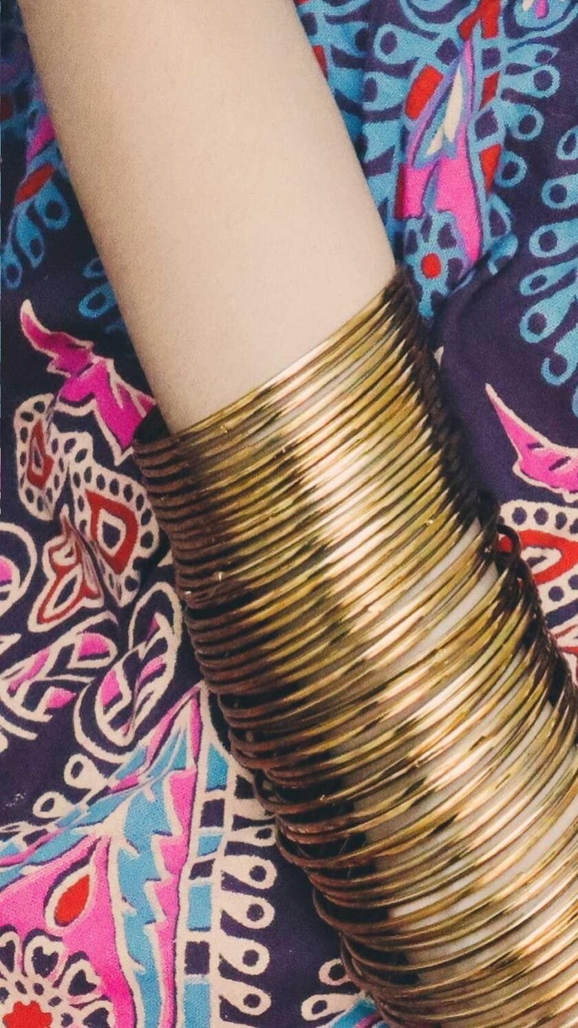 Golden steel bangles - Image 5