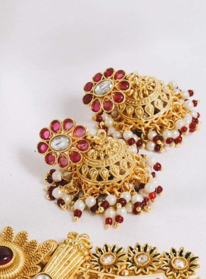 21K mala set gold plated