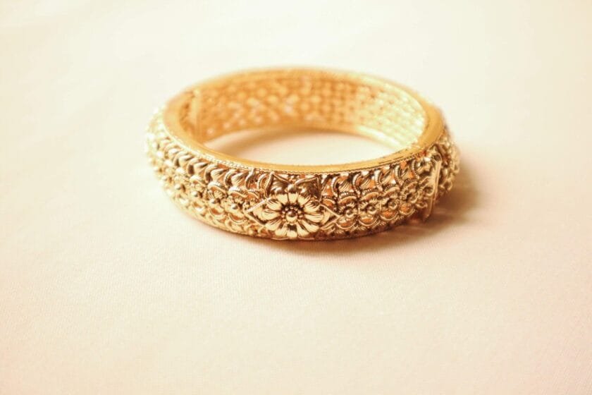 21k gold-plated bangle - Image 2