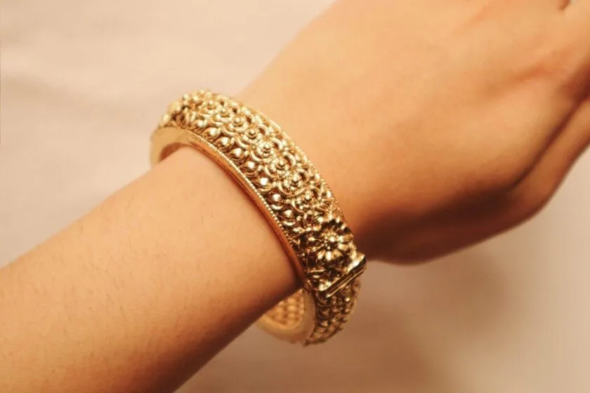 21k gold-plated bangle - Image 3