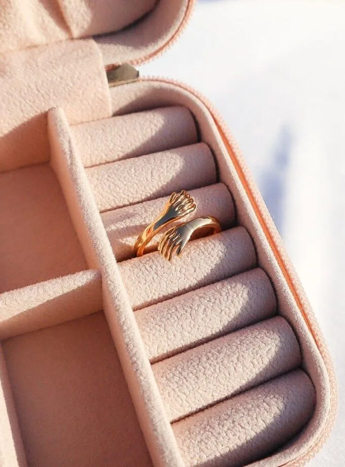 Etreinte Ring golden adjustable