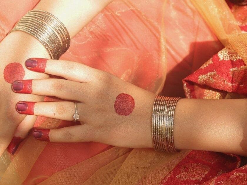 Cut Silver Metal bangles