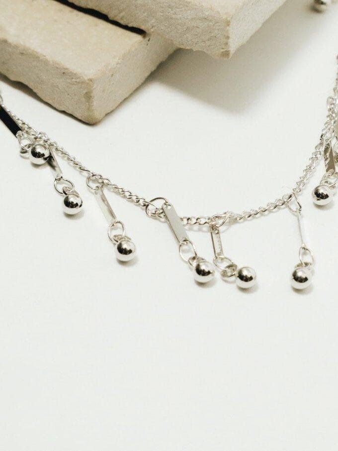 dots chain necklace