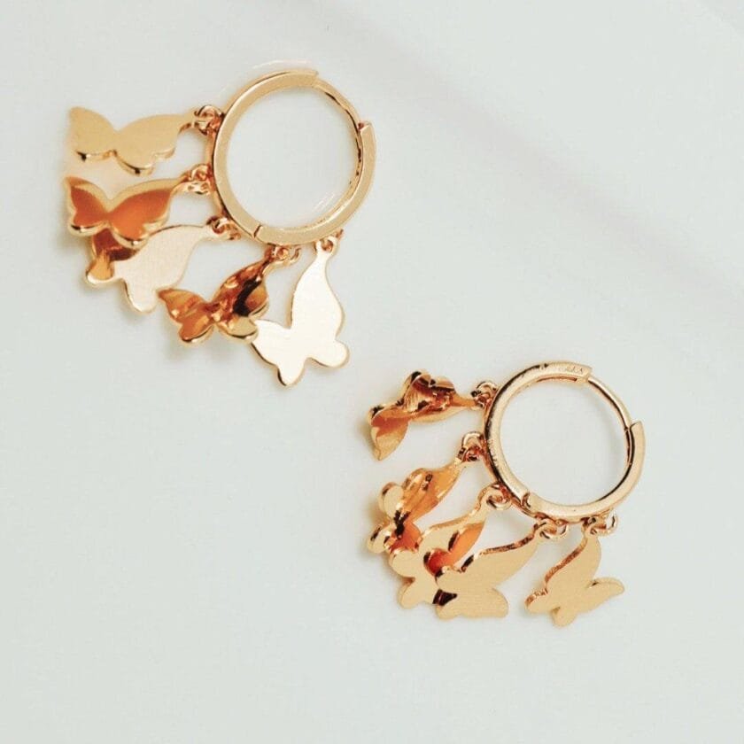 Butterfly earrings