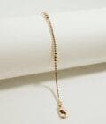 triple gleam beaded gold bracelet - Image 3