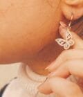 Papillon zirconia earrings - Image 2