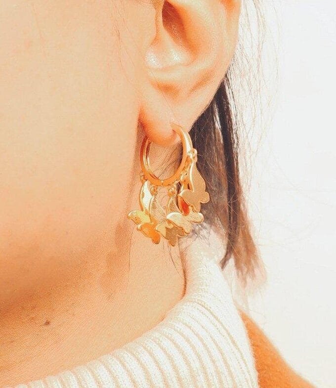 Butterfly earrings