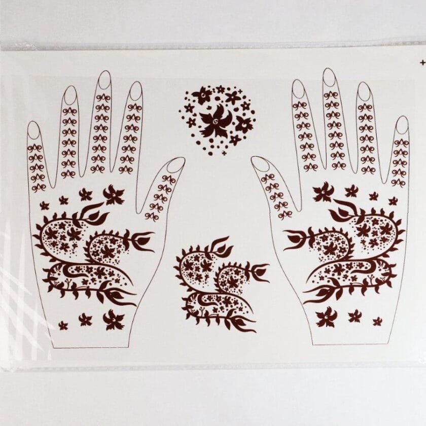 Mehndi stickers -13