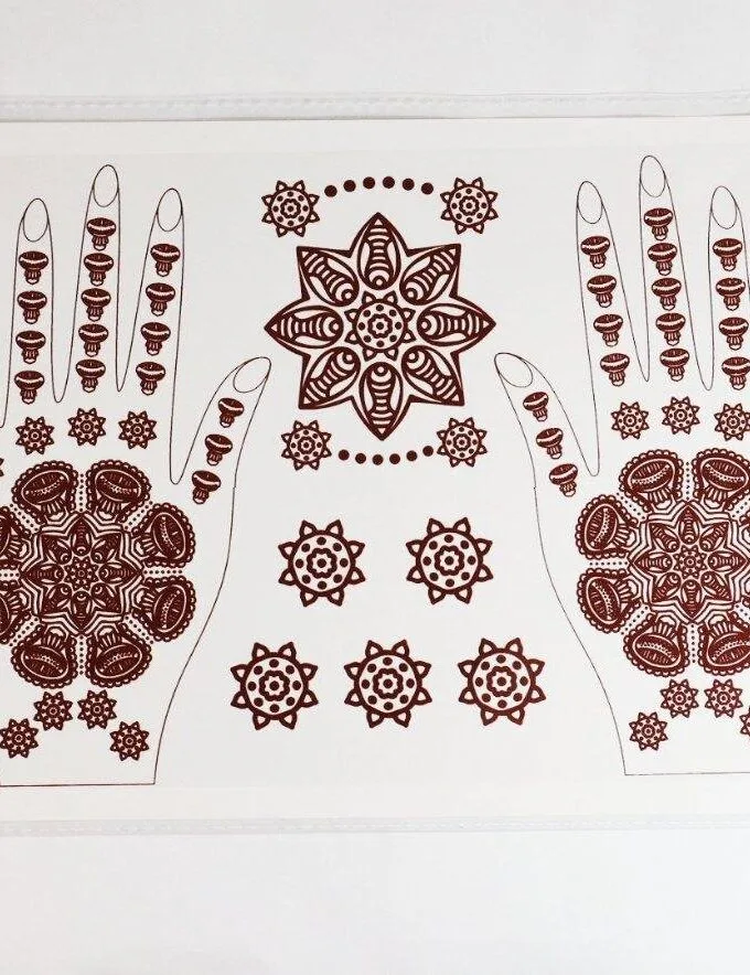 Mehndi stickers-8