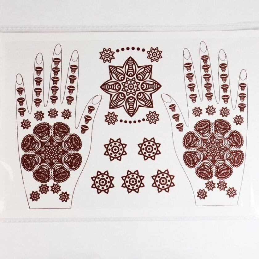 Mehndi stickers-8