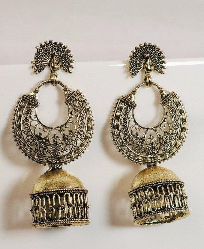 Morni antique jhumka