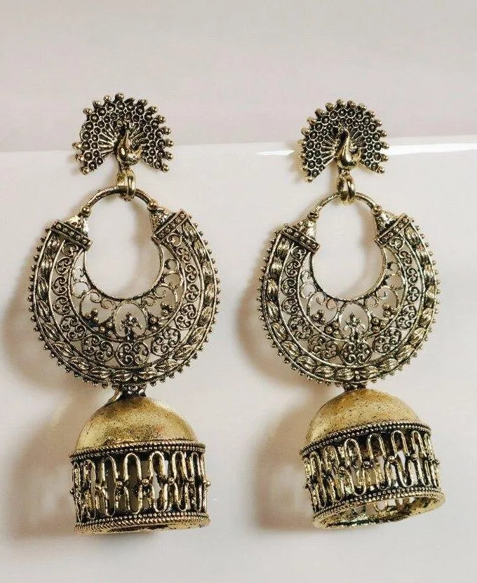 Morni antique jhumka