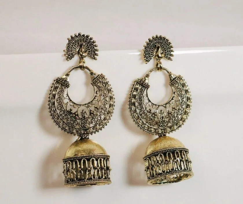 Morni antique jhumka