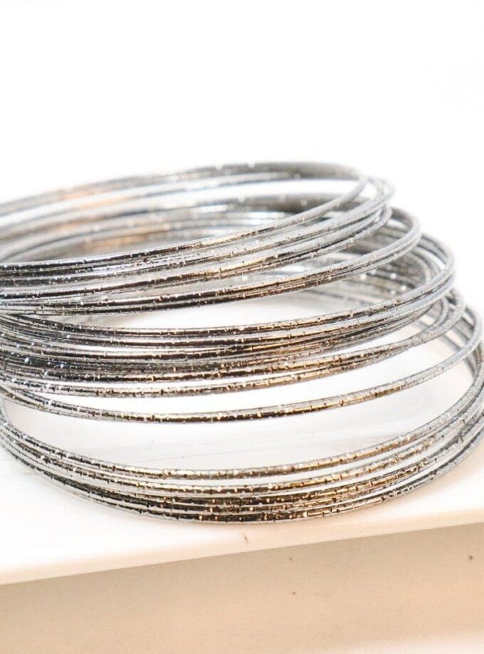Silver bangles