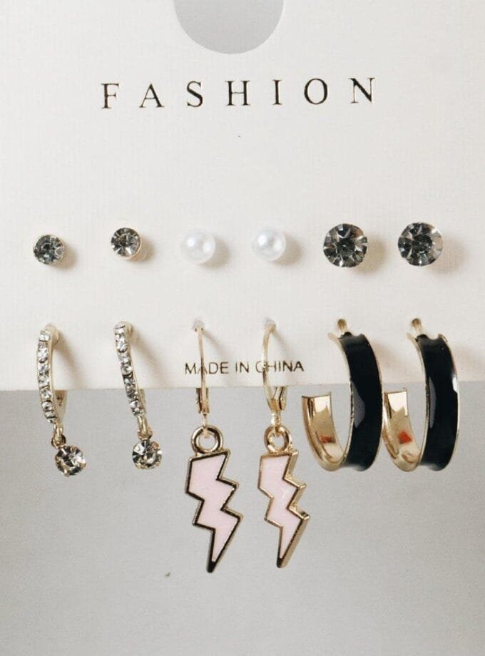 Studs earrings pack-2