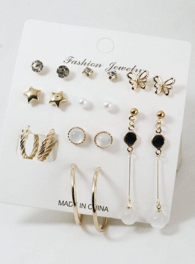 Studs earrings pack-3