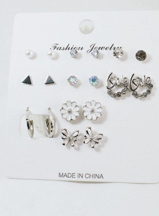 Studs earrings pack-7