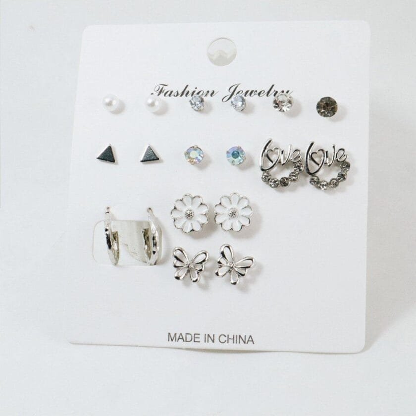 Studs earrings pack-7