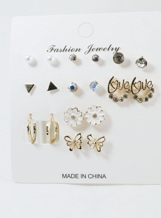 Studs earrings pack-5