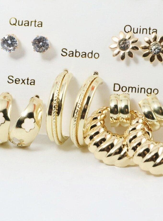 Studs earrings pack-6