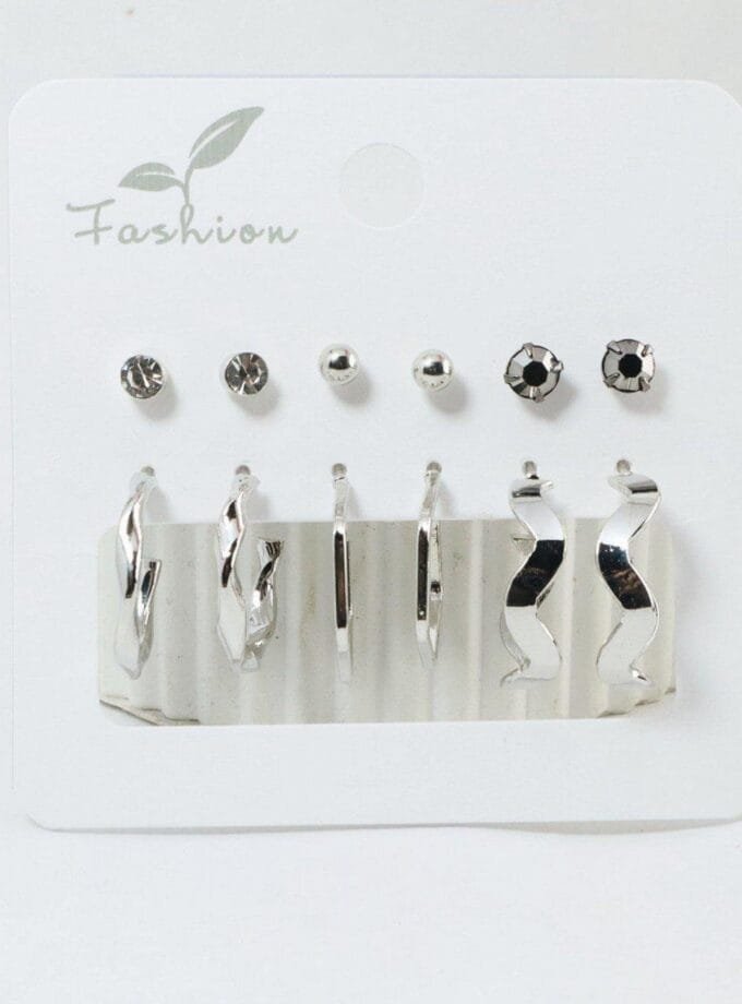 Studs earrings pack-8