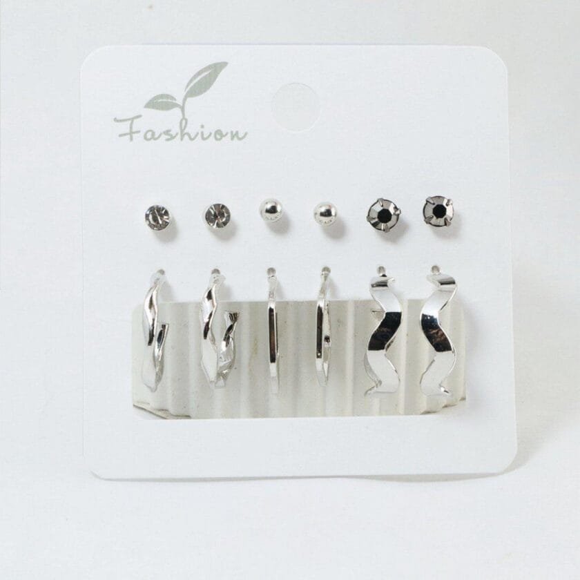 Studs earrings pack-8
