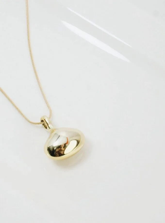 pot pendant chain light golden