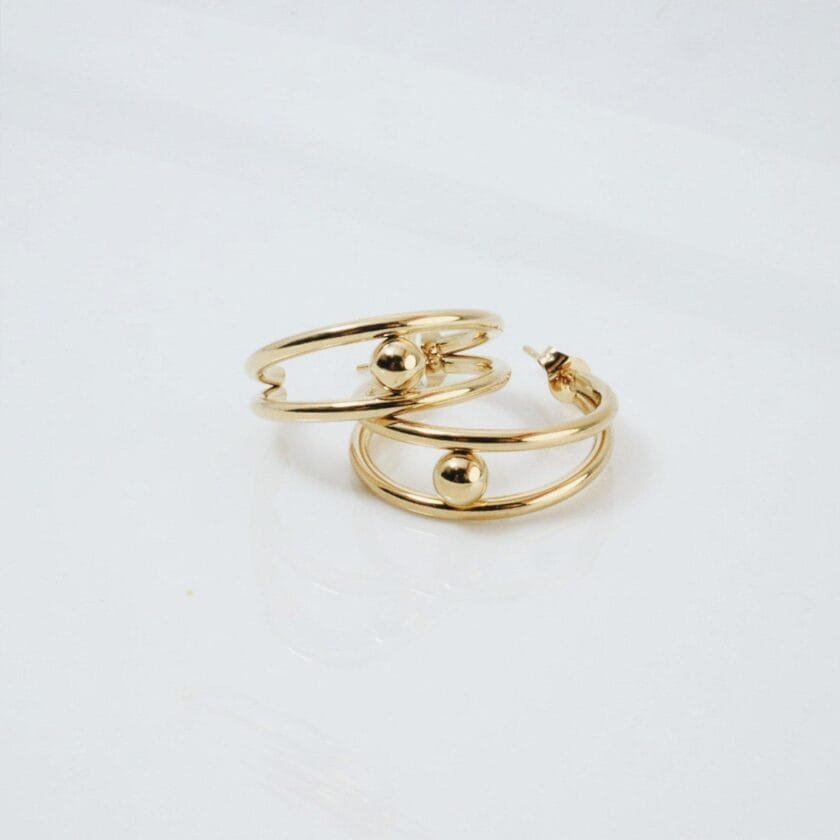 Minimal hoops gold - Image 2