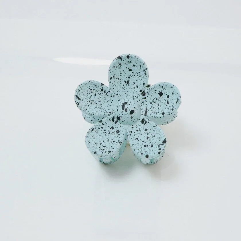 Korean flower hair claw matt - Image 8