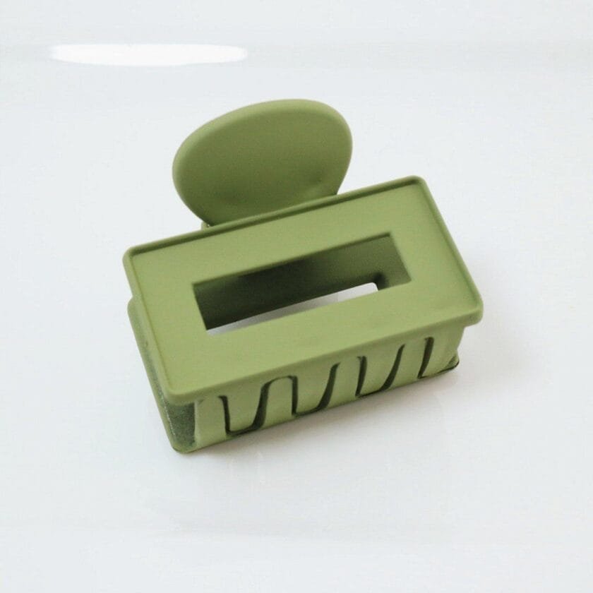 Korean geometric hair claw matt - Image 6