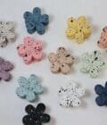 Korean flower hair claw matt - Image 2