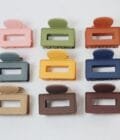 Korean geometric hair claw matt - Image 2
