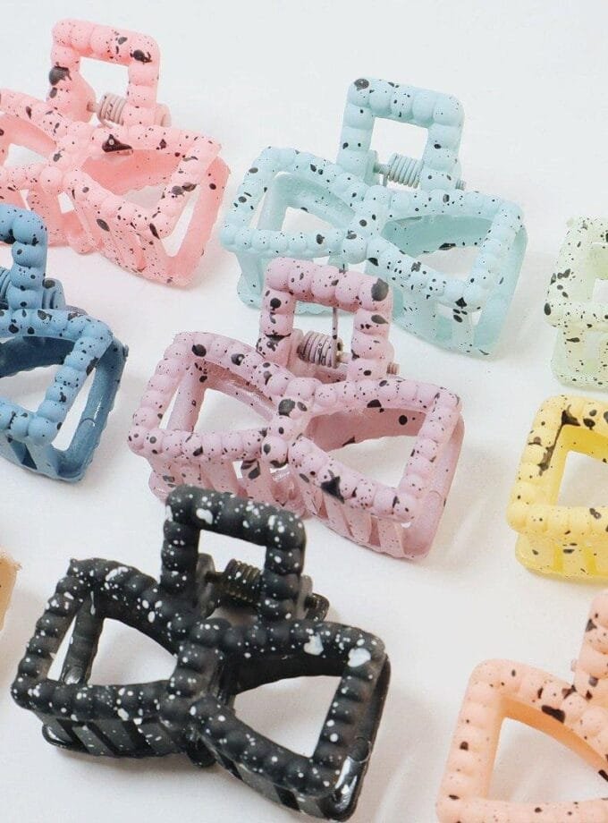 Korean knot hair claw matt