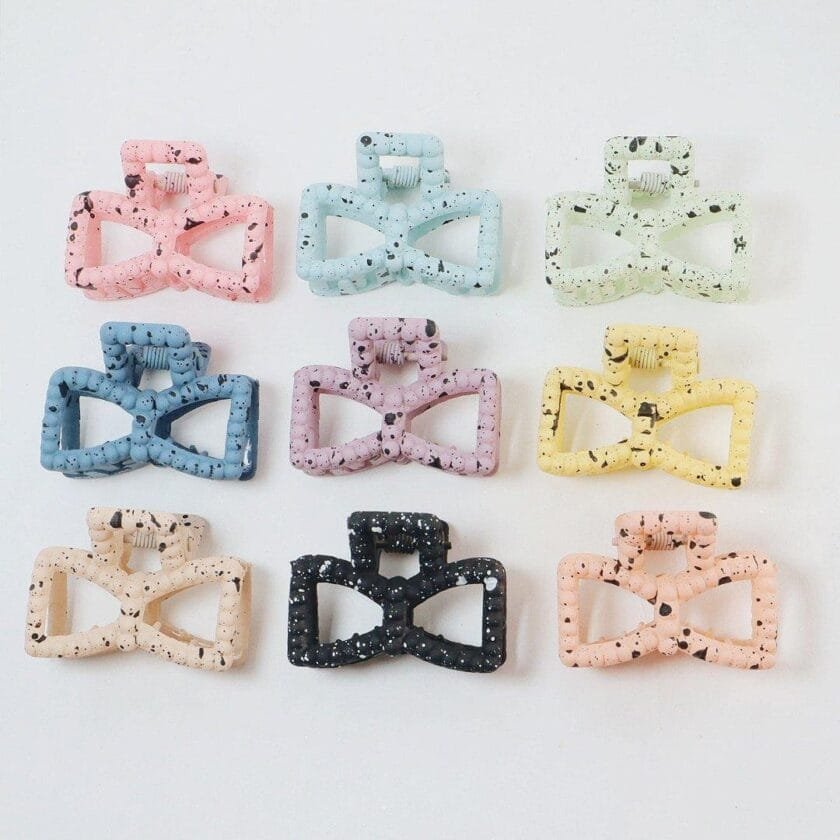 Korean knot hair claw matt