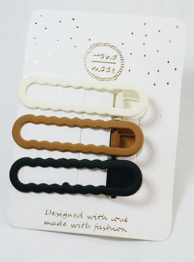 Kawaii hair pins set of 3
