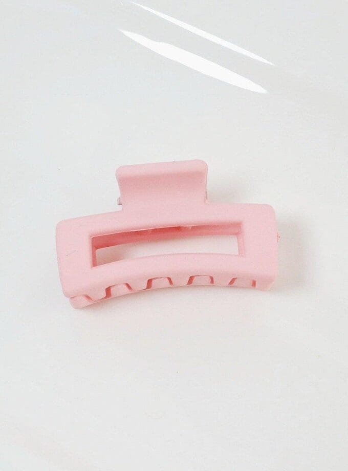 Korean Square jaw hair clip matt