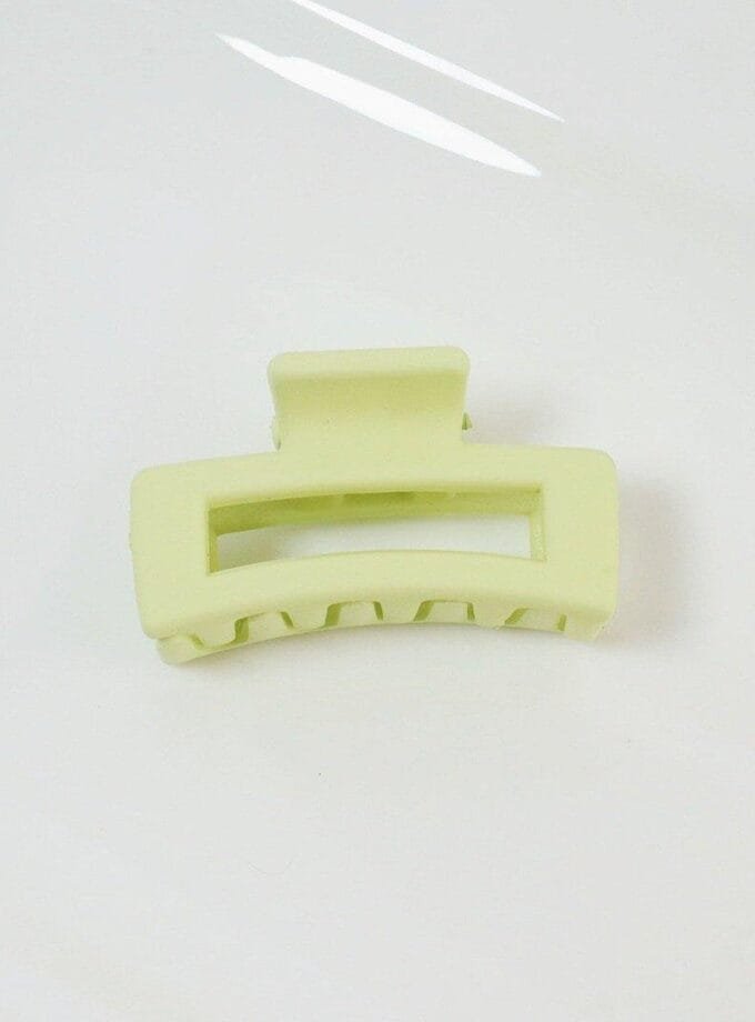 Korean Square jaw hair clip matt