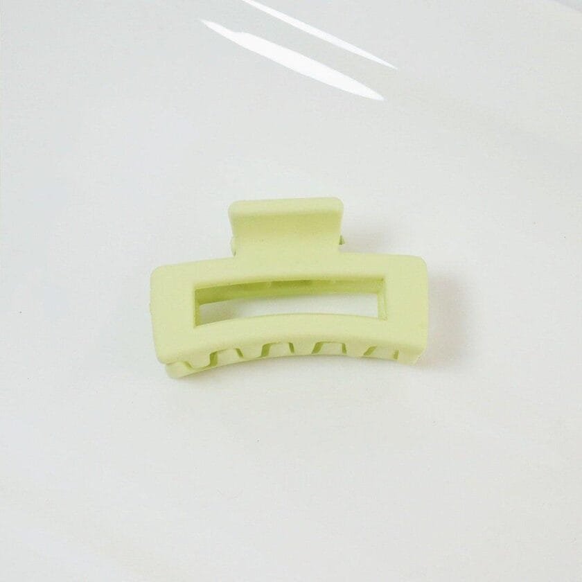 Korean Square jaw hair clip matt - Image 4