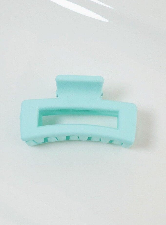 Korean Square jaw hair clip matt