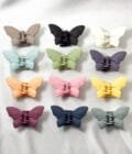 Korean butterfly matte hair clip small