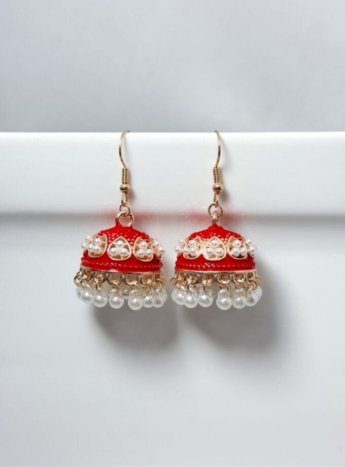 Matka jhumki pearls (12 colors) small