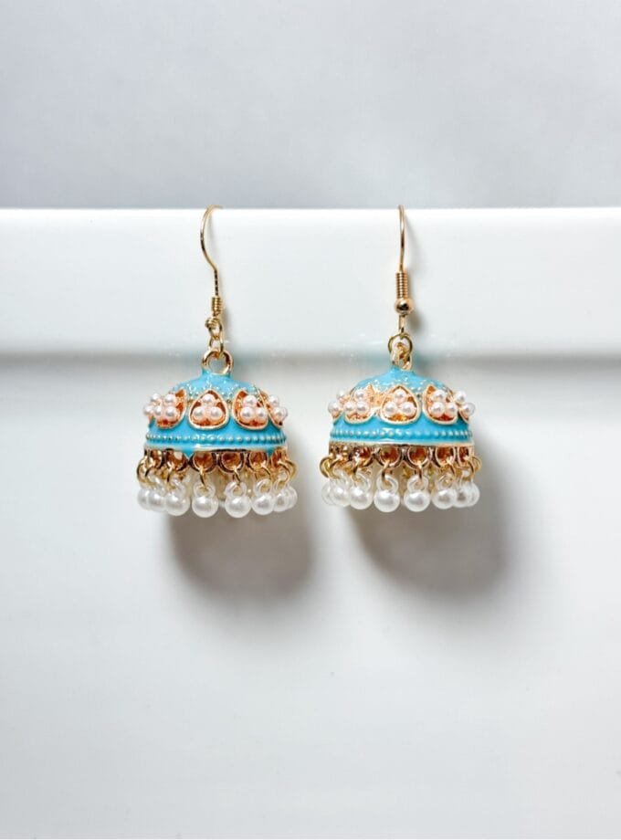 Matka jhumki pearls (12 colors) small