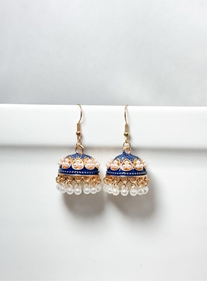 Matka jhumki pearls (12 colors) small