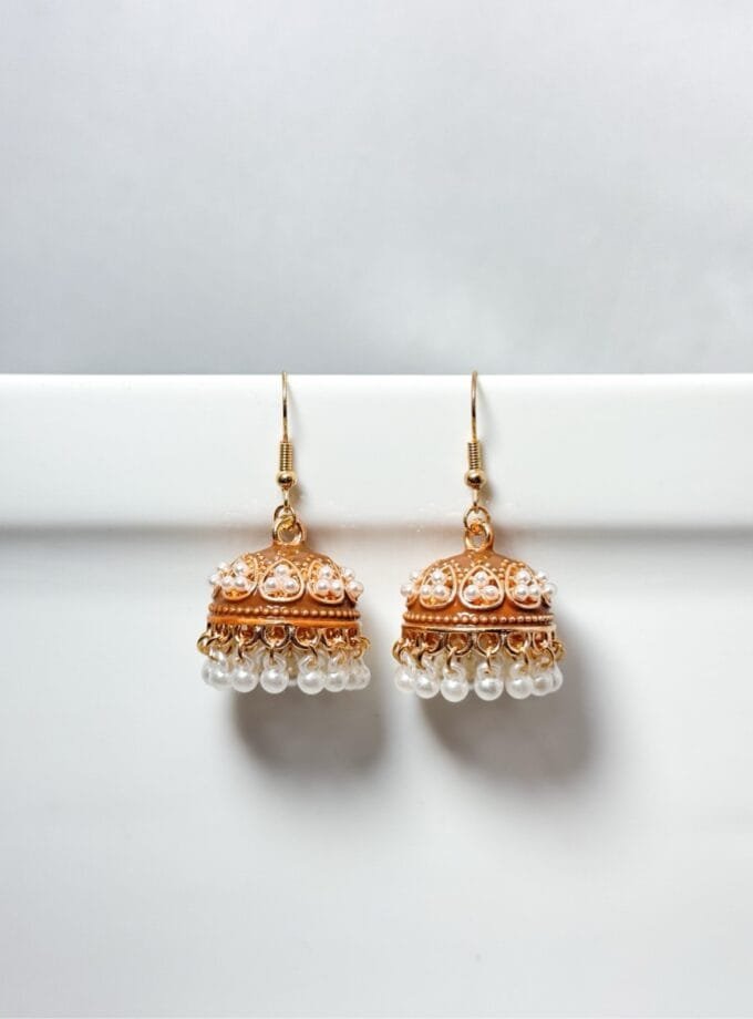 Matka jhumki pearls (12 colors) small