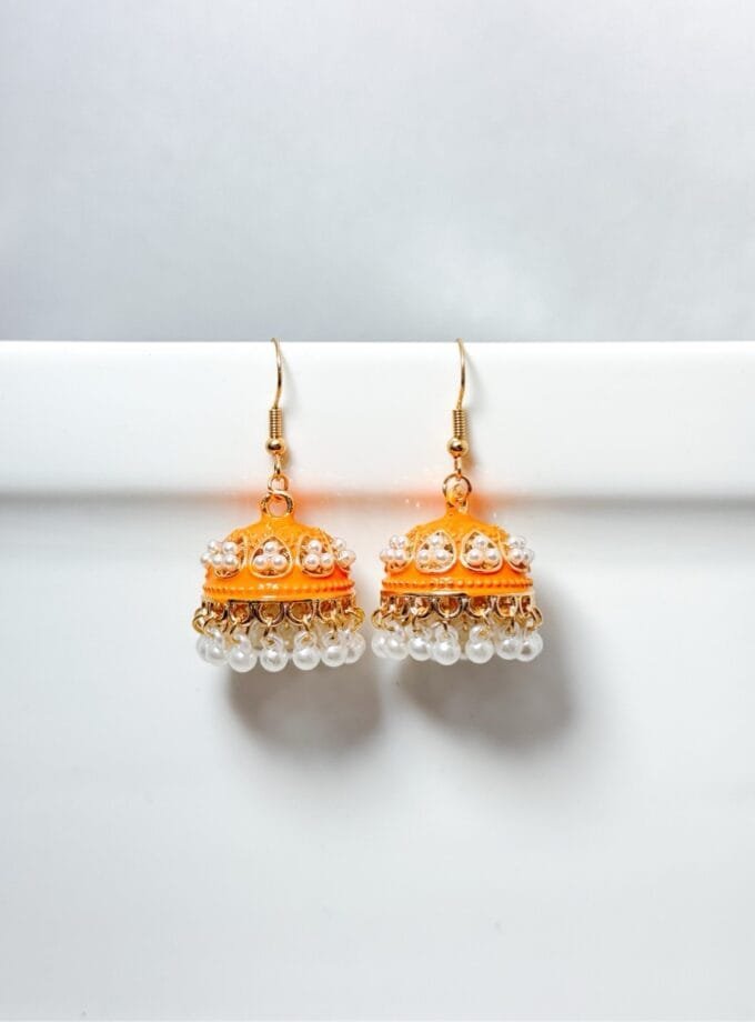 Matka jhumki pearls (12 colors) small