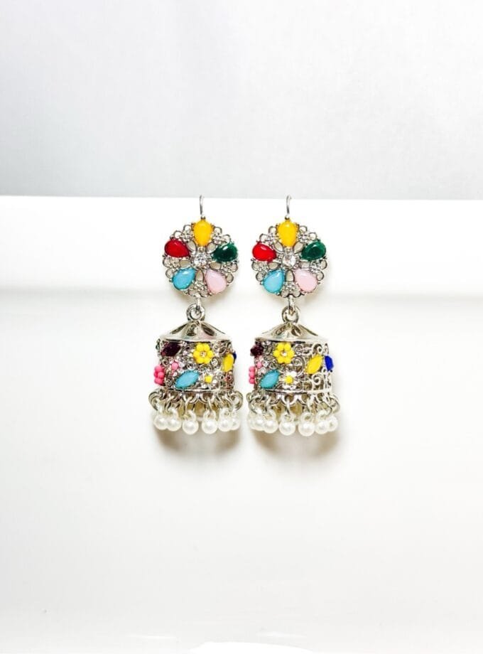 Multicoloured jhumka