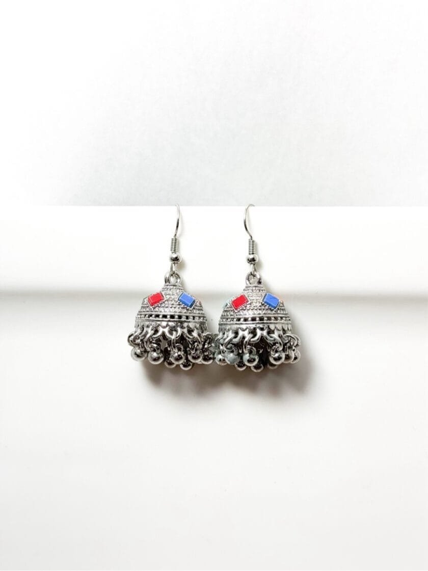 Multicoloured jhumka - Image 5