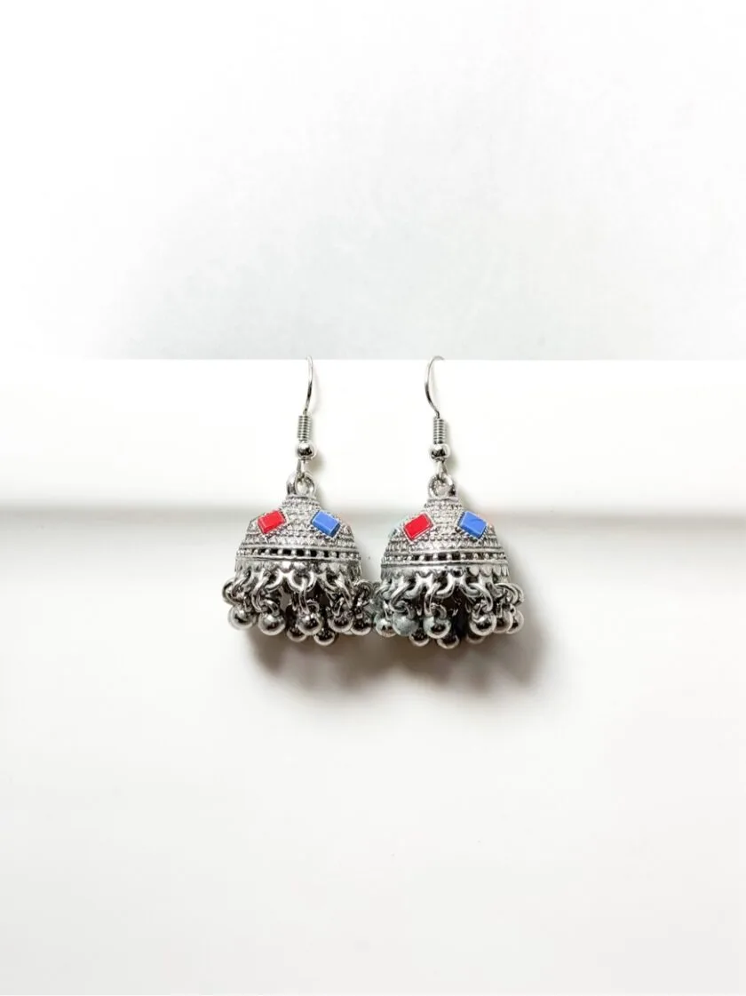Multicoloured jhumka - Image 5
