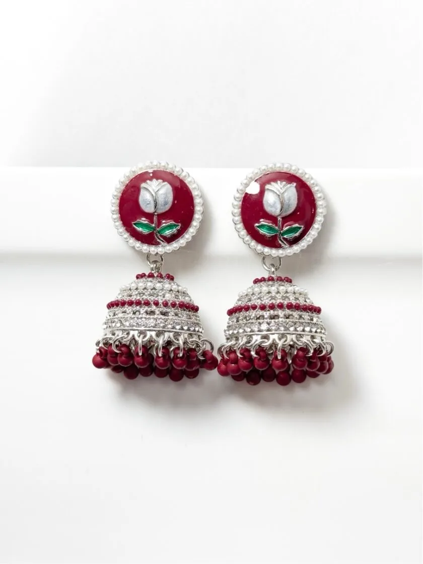 Gul jhumka (available in 6 colors) - Image 5